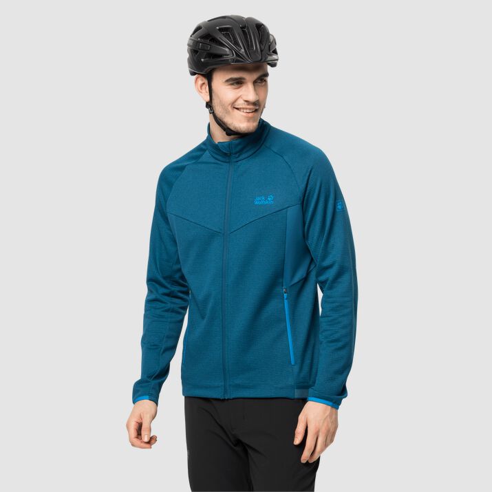 Jack Wolfskin Mens Resilience Cycling Jacket Navy 834960BXR